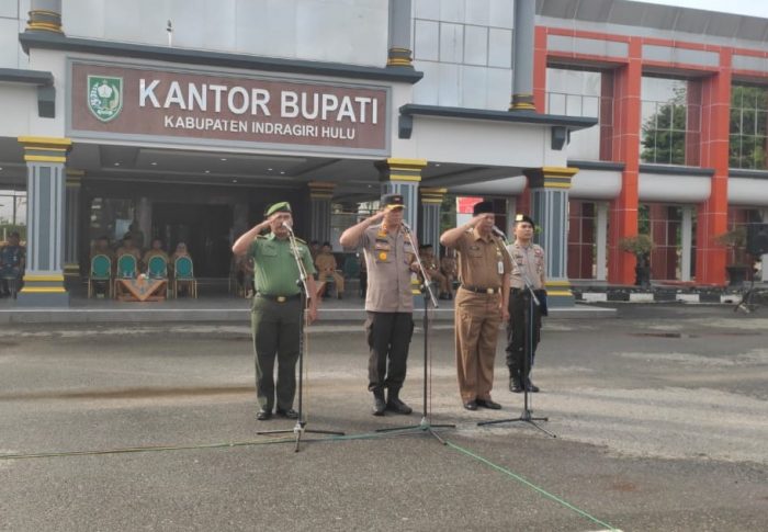 Antisipasi Bencana, Forkopimda Inhu Laksanakan Apel Bersama
