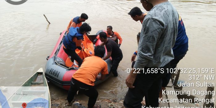 Korban Tenggelam dipasiran Kecamatan Rengat