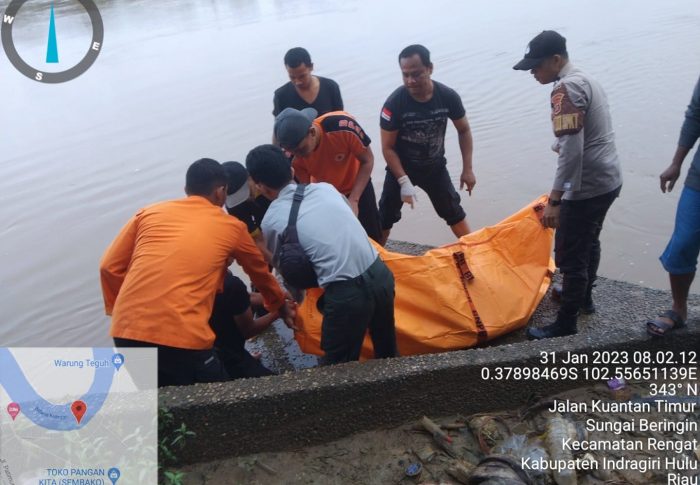 Penemuan Mayat di Desa Pasir Kemilu , Kecamatan Rengat