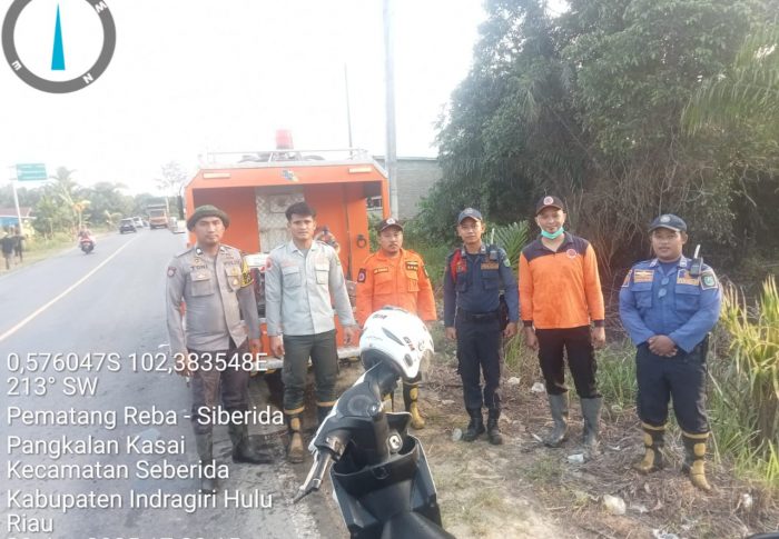 Pemadaman Kebakaran Lahan di Kec. Seberida